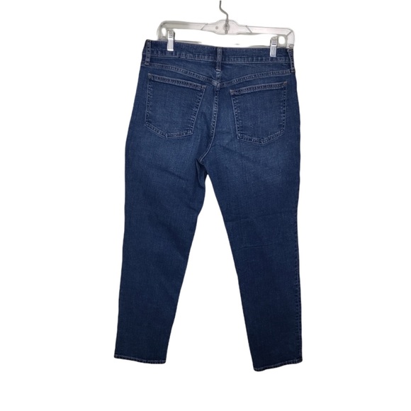 Gap Girlfriend Jeans Mid Rise Size 27 Relaxed Fit Straight Leg Boyfriend Jeans - Picture 8 of 11